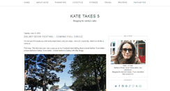 Desktop Screenshot of katetakes5.com